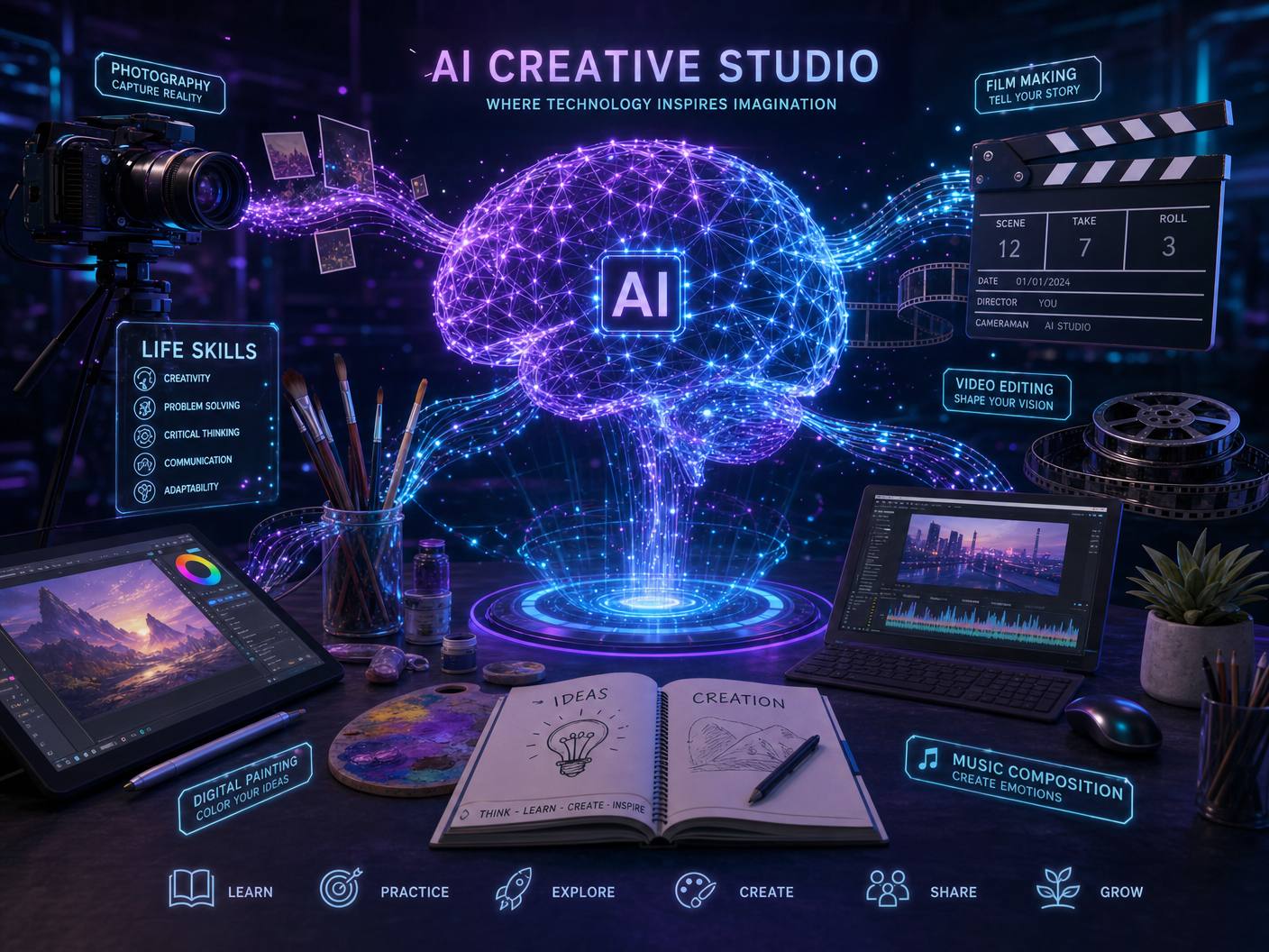 免费看片AI动漫创作工具